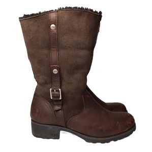Ugg Leather women boots size 9